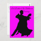 Ich würde eher Ballsaal tanzen Postkarte (Vorne/Hinten)