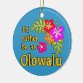 Ich würde eher bei Olowalu Hawaii sein Keramik Ornament (Links)