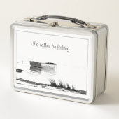 Ich würde eher Bootstrophen fischen Metall Brotdose (Vorderseite)