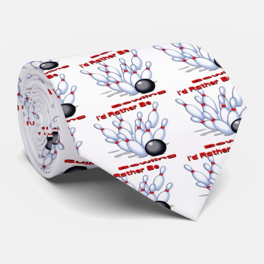 Ich würde eher Bowling sein Krawatte (Gerollt)