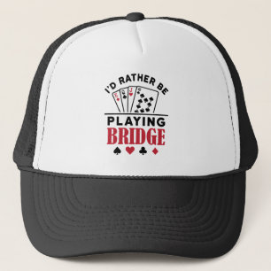 Ich würde eher Bridge Cool Bridge Card Game spiele Truckerkappe