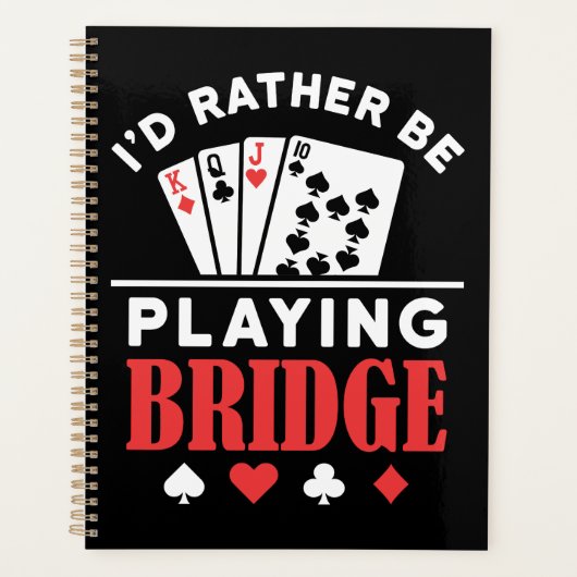 Ich würde eher Bridge spielen Planer (Vorderseite)
