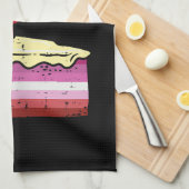 Ich würde eher Cake LGBT Lesben Flag Gay Pride Wo Geschirrtuch (Viertel Falte)