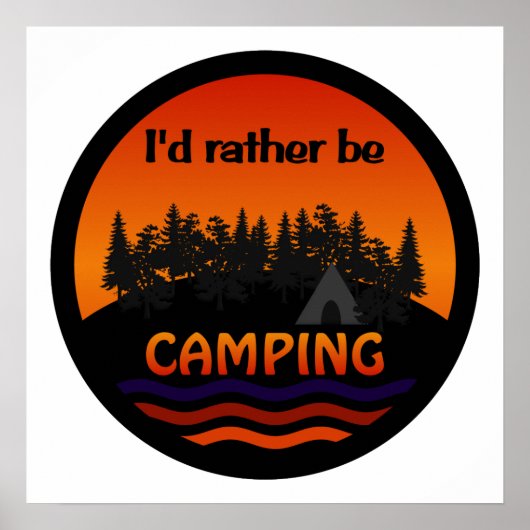 Ich würde eher Camping-Poster sein Poster (Vorne)