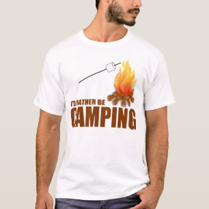 Ich würde EHER CAMPING SEIN T-Shirt