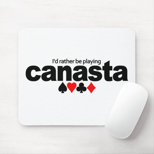 Ich würde eher Canasta-Mousepad spielen Mousepad (Mit Mouse)