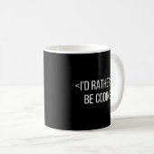 Ich würde eher Computerfreak kochen Kaffeetasse (VorderseiteRechts)