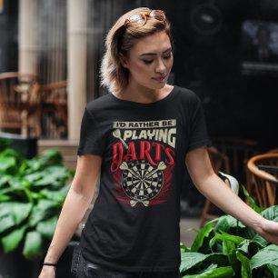 Ich würde eher Darts spielen - Dart League Legend T-Shirt