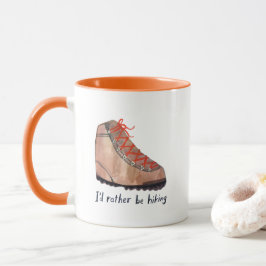 Ich würde eher das Boot Watercolor Camping wandern Tasse