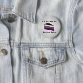 Ich würde eher die asexuelle Flagge essen Button (Beispiel)