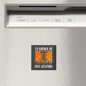 Ich würde eher "Disk Golfing Retro Disk Golf" spie Magnet (In Situ (Geschirrspüler))