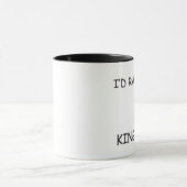 Ich würde eher ein Eisvogel sein Tasse (Zentrum)