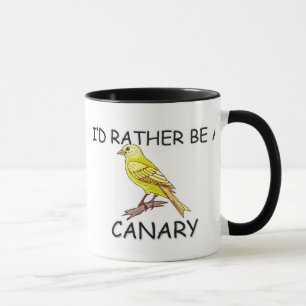 Ich würde eher ein Kanarienvogel sein Tasse