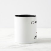 Ich würde eher ein Murmeltier sein Tasse (Zentrum)