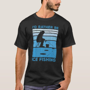 Ich würde eher Eisfischen, Fischeis angeln, Eisfis T-Shirt