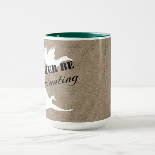 Ich würde eher Enten-Jagd-Enten und Leinwand sein Tasse (Zentrum)