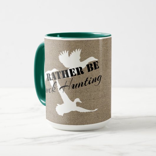 Ich würde eher Enten-Jagd-Enten und Leinwand sein Tasse (Vorderseite Links)