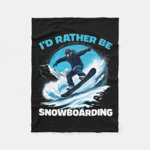 Ich würde eher Extremwintersport fahren Fleecedecke
