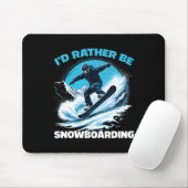 Ich würde eher Extremwintersport fahren Mousepad (Mit Mouse)