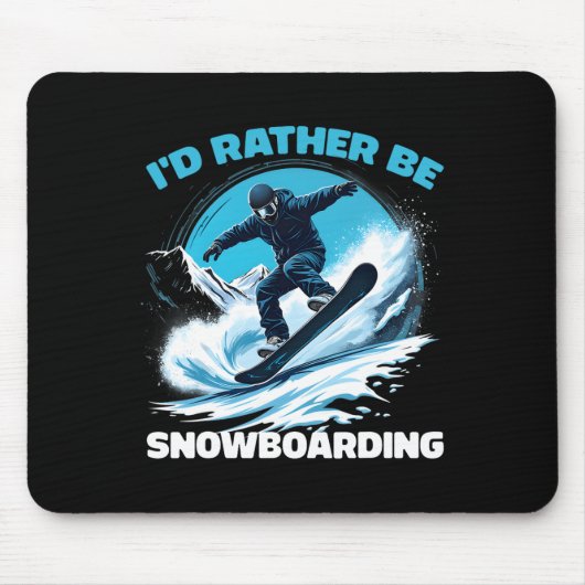Ich würde eher Extremwintersport fahren Mousepad (Vorne)
