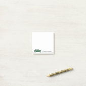 Ich würde eher fahren - Mini Cooper - Grün Post-it Klebezettel (Auf Schreibtisch)