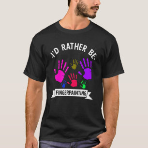 Ich würde eher Fingermalerei machen T-Shirt