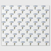 Ich würde eher Fischfang betreiben Geschenkpapier (Flach)