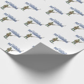 Ich würde eher Fischfang betreiben Geschenkpapier (Ecke)