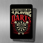 Ich würde eher flexibel Darts 4" x 6" spielen Magnet