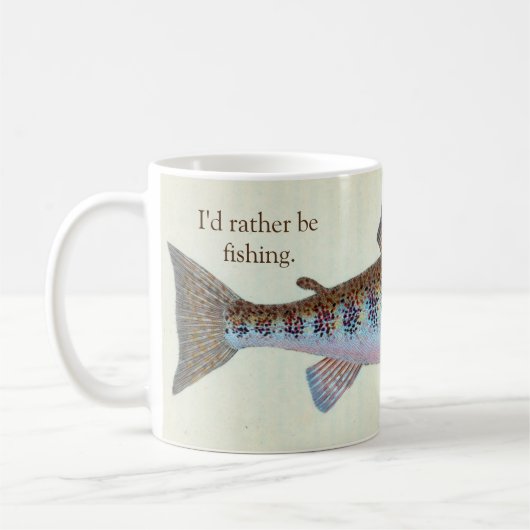 Ich würde eher Forellefischen Tasse sein (Links)