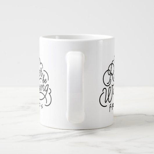 Ich würde eher FRIENDS™ Script 2 gucken Jumbo-Tasse (Rückseite)