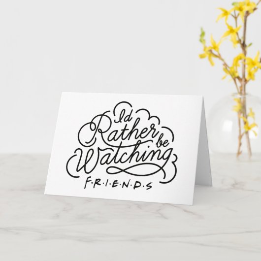 Ich würde eher FRIENDS™ Script 2 sehen Karte (Gelbe Blume)