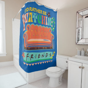Ich würde eher FRIENDS™ Vibrant Grapic beobachten Duschvorhang
