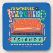 Ich würde eher FRIENDS™ Vibrant Grapic beobachten Getränkeuntersetzer (Vorderseite)