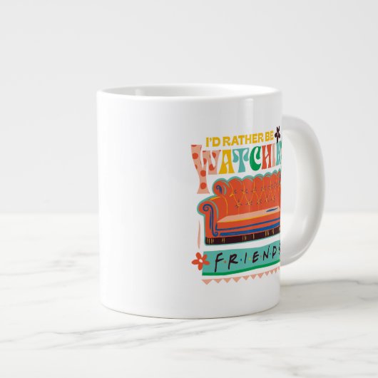 Ich würde eher FRIENDS™ Vibrant Grapic beobachten Jumbo-Tasse (Vorderseite Rechts)