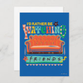 Ich würde eher FRIENDS™ Vibrant Grapic beobachten Mitteilungskarte (Vorne/Hinten)