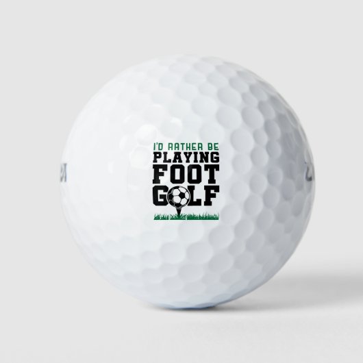 Ich würde eher Fußball Golf spielen Golfball (Vorderseite)