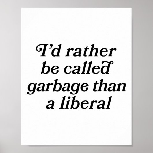 Ich würde eher Garge als ein liberales Skript F ge Poster (Vorne)