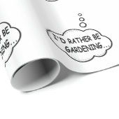 Ich würde eher Gartenarbeit machen Geschenkpapier (Rolleneckpunkt)