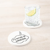 Ich würde eher Gartenarbeit machen Getränkeuntersetzer (Seite)