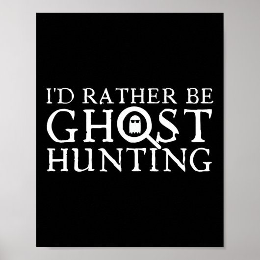 Ich würde eher Geisterjagd sein Poster (Vorne)