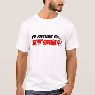 Ich würde eher Getting seitlich sein T-Shirt