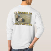 Ich würde eher GOLDverschieben sein T-Shirt (Rückseite)