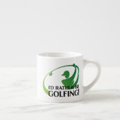 Ich würde eher Golf Golfspieler Golf Modernes Ange Espressotasse (Rechts)