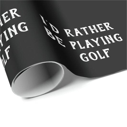 Ich würde eher Golf Wrapping Paper spielen - Schwa Geschenkpapier (Rolleneckpunkt)
