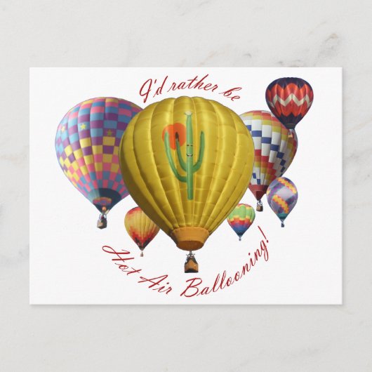 Ich würde eher heiße Luft Ballooning!! Postkarte (Vorderseite)