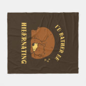 Ich würde eher Hibernating machen Fleecedecke (Vorderseite (Horizontal))