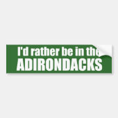 Ich würde eher im Adirondacks sein Autoaufkleber (Vorne)