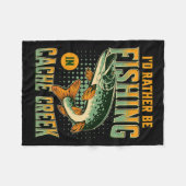Ich würde eher im Cache-Bach fischen Fleecedecke (Vorderseite (Horizontal))