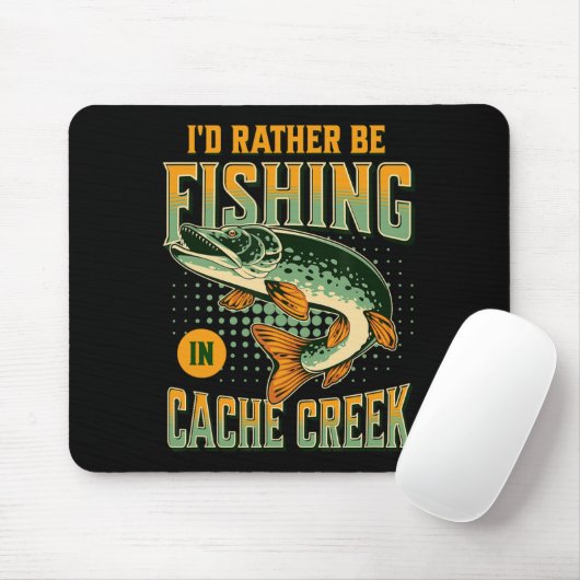 Ich würde eher im Cache-Bach fischen Mousepad (Mit Mouse)